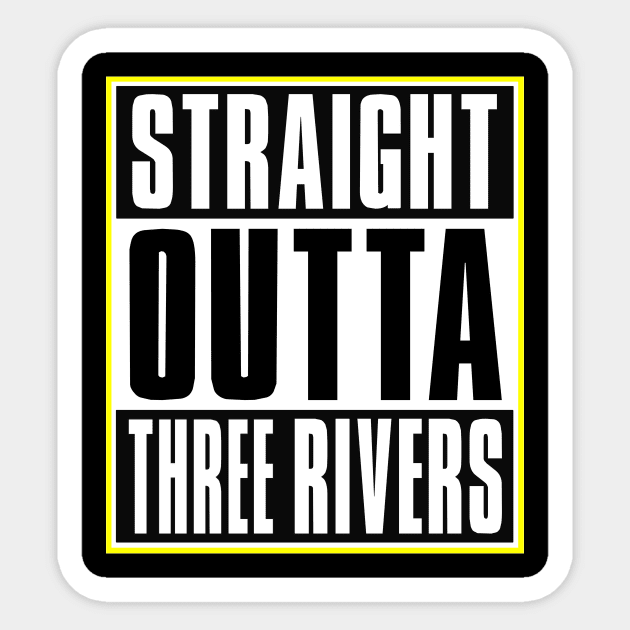 Straight Outta Three Rivers Stadium Sticker by Retro Sports